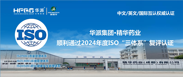 中文/英文/国际互认权威认证 | 华派集团&middot;耀彩网药业顺遂通过2024年度ISO&ldquo;三系统&rdquo;复评认证