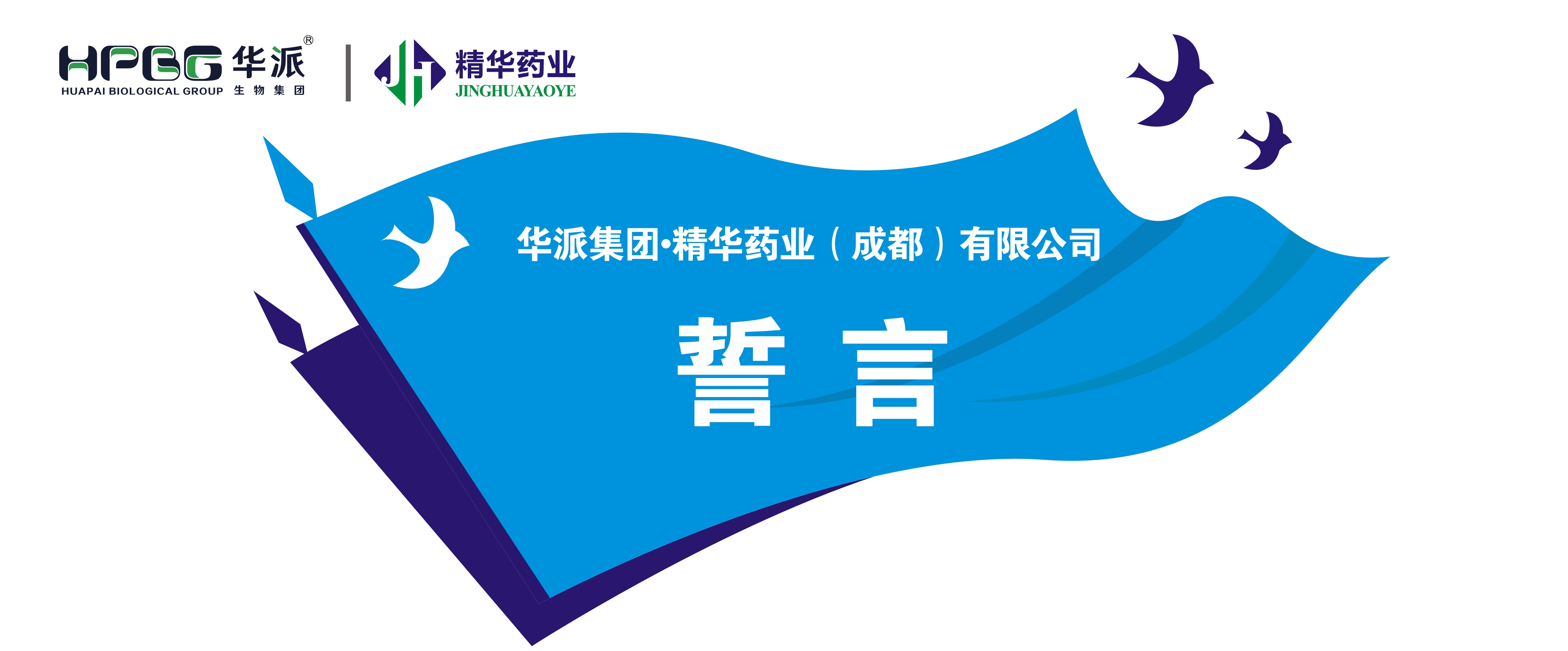 誓言丨华派集团&middot;耀彩网药业（成都）有限公司