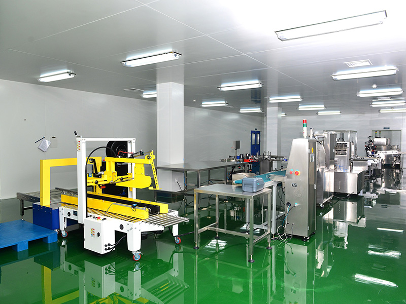 最终灭菌巨细容量非静脉注射剂及口服溶液剂车间：外包装线 